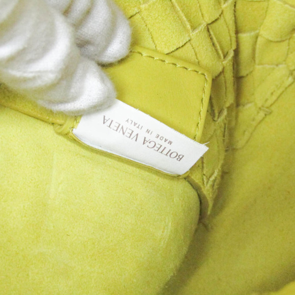 BOTTEGA VENETA Yellow Leather Intrecciato Backpack main image 12